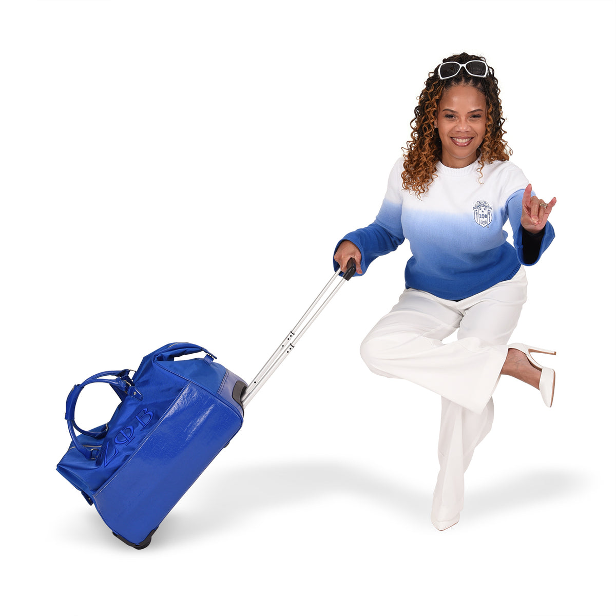 Zeta Raised Stitch Rolling Duffle