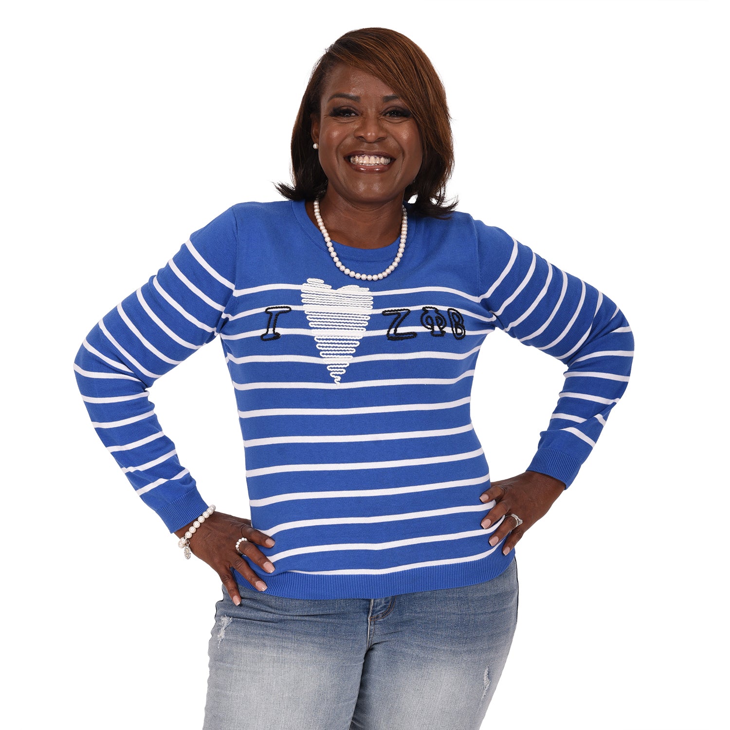 I Love Zeta Phi Beta Sweater