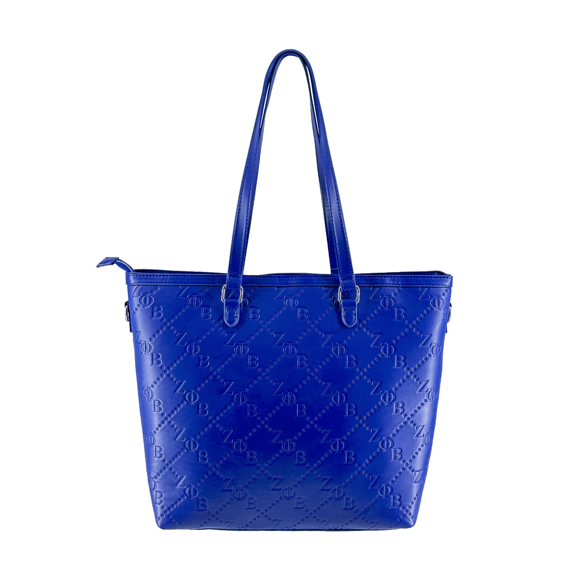 Zeta Embossed Grosgrain Tote