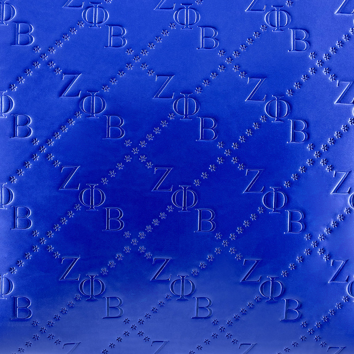 Zeta Embossed Grosgrain Tote