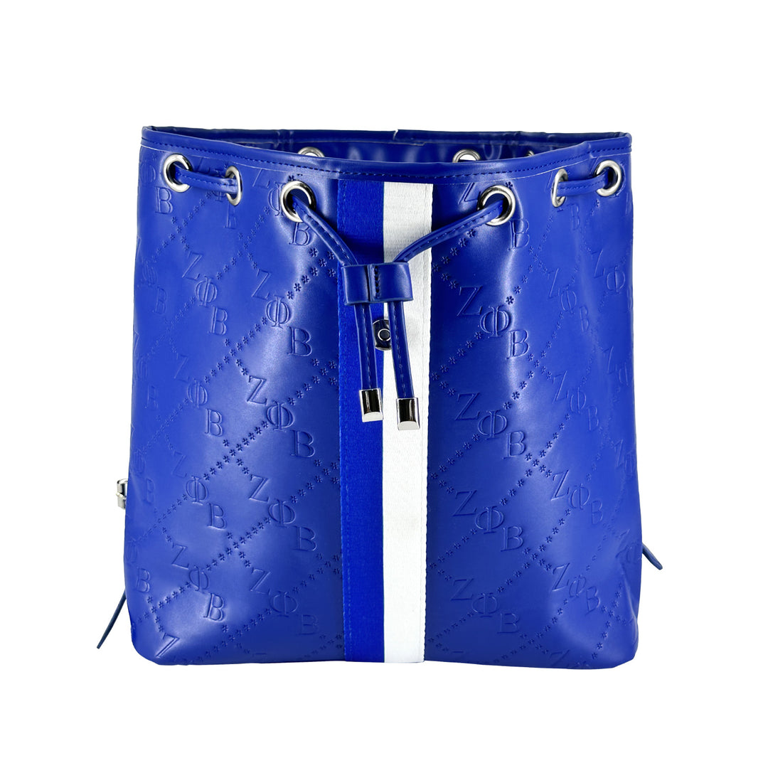 Zeta Embossed Grosgrain Back Pack