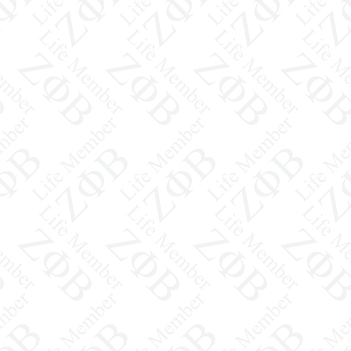 Zeta Phi Beta Life Member Blazer-White