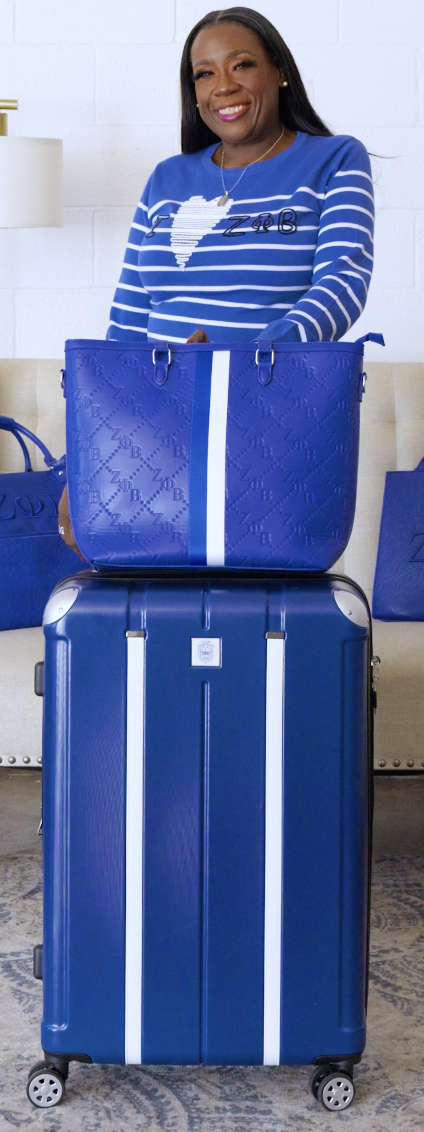 ZETA PHI BETA 28"/20" 2 Piece Luggage Set